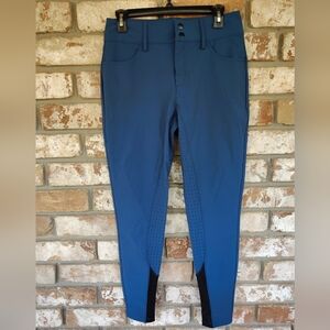 Baleaf NWT Women's Blue Flyleaf Full Seat Equestrian Riding Pants Breeches Sz S